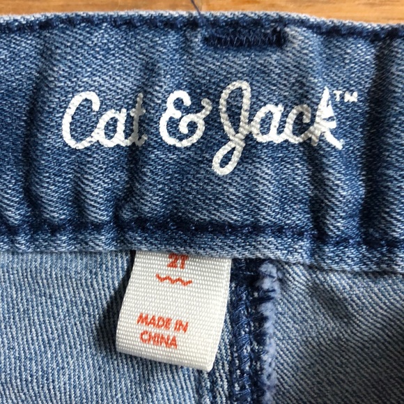 Cat & Jack denim shorts with lace detail - Picture 5 of 5